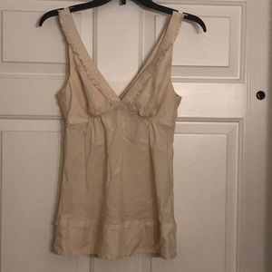 GAP size 4 silk tank top in great condition